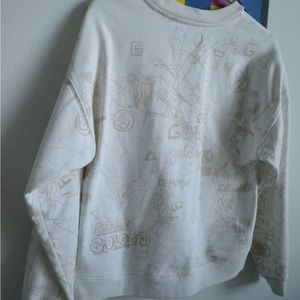 Drop shoulder boyfriend sweater